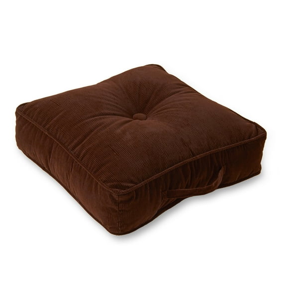 Omaha Bitter Microfiber 21 in. Square Floor Pillow