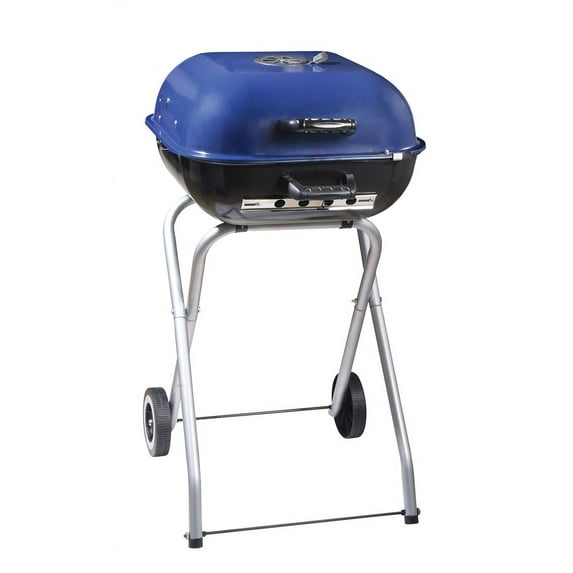Omaha Foldable Portable-Square Charcoal Grill 280 Sq-In 18 In W X 20-1/4 In D X 34-1/4 In H Steel