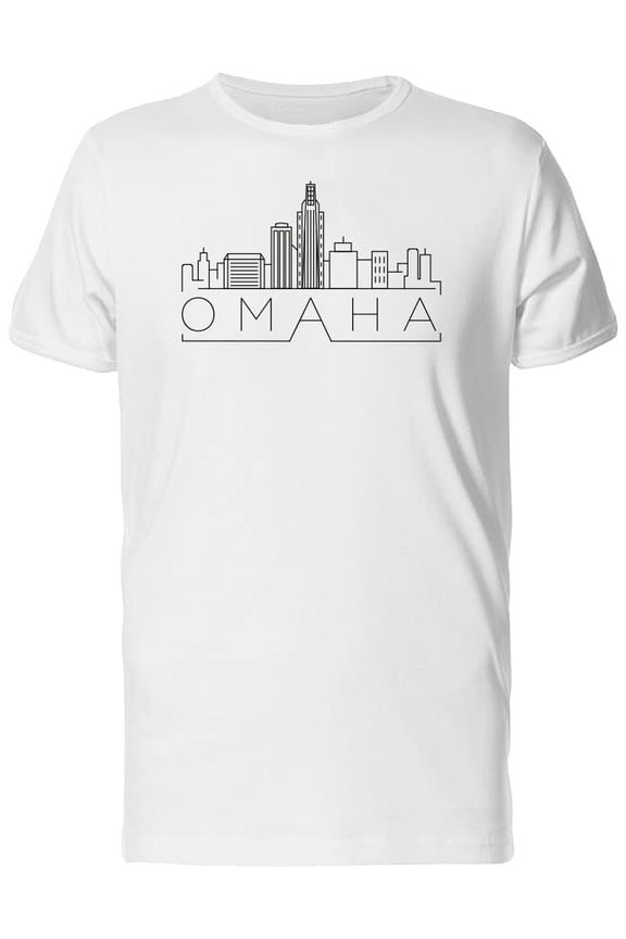 Omaha Geometric Skyline Tee Men's -Image by Shutterstock