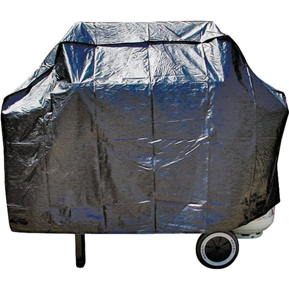 Omaha Grill Cover, 22 in W, 37 in H, Vinyl, Black
