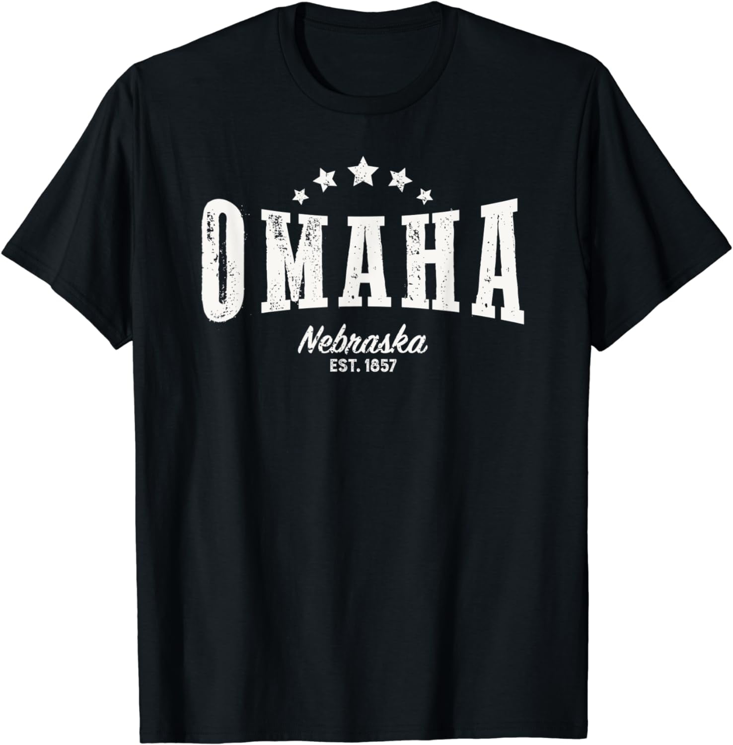 Omaha NE Shirt Distressed Vintage Home City Pride - Walmart.com