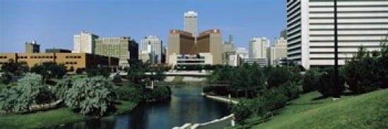 Omaha NE USA Canvas Art - Panoramic Images (18 x 6)