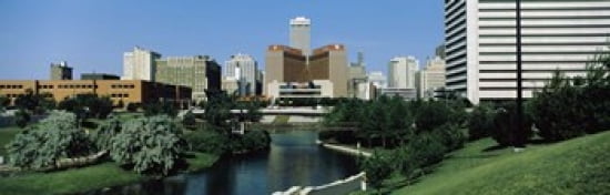 Omaha NE USA Canvas Art - Panoramic Images (36 x 12)