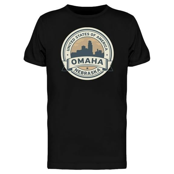 Omaha Nebraska T-Shirt Men -Image by Shutterstock, Male 3X-Large