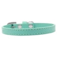 thumbnail image 1 of Omaha Plain Puppy Collar, Aqua - Size 8, 1 of 1