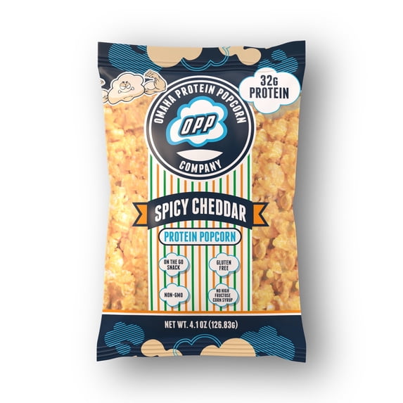 Omaha Protein Popcorn - Spicy Cheddar 2 Pack
