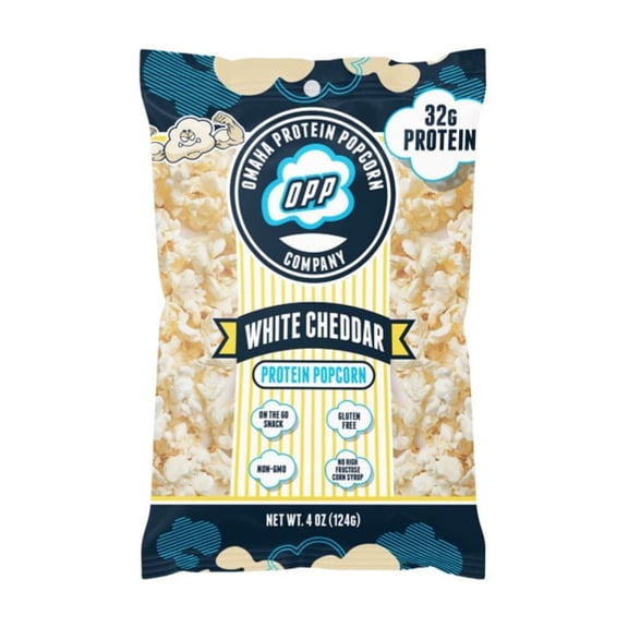 Omaha Protein Popcorn- White Cheddar 2 Pack