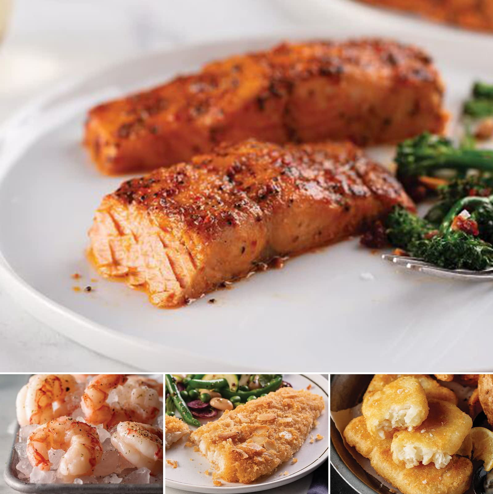 Omaha Steaks Sensational Seafood Package (4x Marinated Salmon Filets