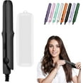 thumbnail image 1 of Omaky 2-in-1 Mini Curling Wand Flat Iron Hair Straightener, Long-Lasting Portable Travel Curling Wand for Women Girls Short Hair, All Hair Types (1 inch x 1 inch, Black), 1 of 16