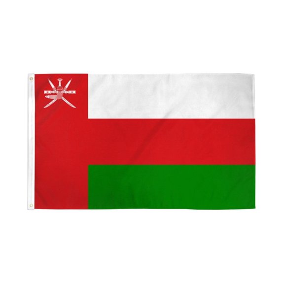 Oman Flag 2x3ft Poly
