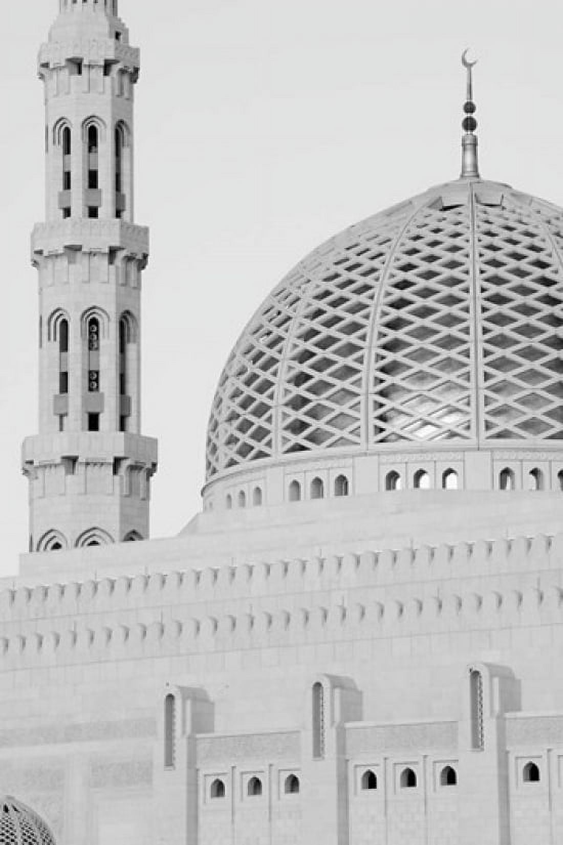 Oman Muscat Al Ghubrah Grand Mosque Minaret View Canvas Art - Walter Bibikow DanitaDelimont (24 x 36)