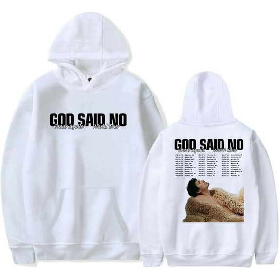 Omar Apollo God Said No Tour 2024 Merch Hoodie Pockets Drawstring Unisex Hooded Sweatshirt Fashion Clothing