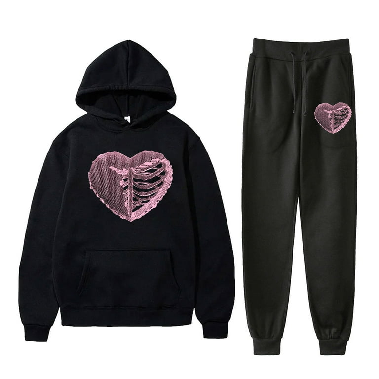 Omar Courtz Heart Hoodies Jogger Pants Set Primera Musa Tour Merch