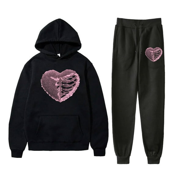 Omar Courtz Heart Hoodies Jogger Pants Set Primera Musa Tour Merch Unisex Streetwear Sweatshirts