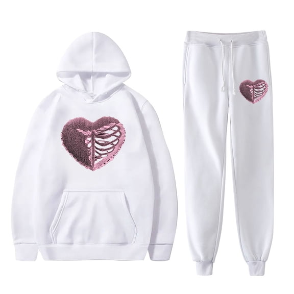 Omar Courtz Heart Hoodies Jogger Pants Set Primera Musa Tour Merch Unisex Streetwear Sweatshirts