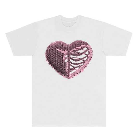 Omar Courtz Heart T-Shirts Primera Musa Tour 2025 Merch Tops Cosplay Unisex Fashion Short Sleeve Tee