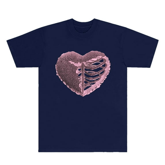 Omar Courtz Heart T-Shirts Primera Musa Tour 2025 Merch Tops Cosplay Unisex Fashion Short Sleeve Tee