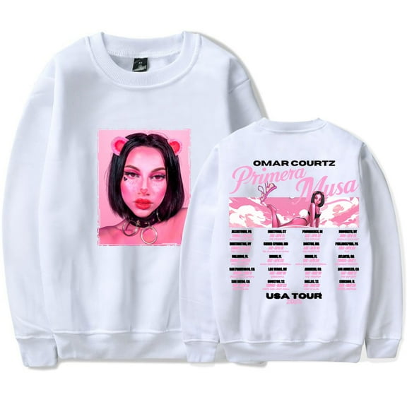 Omar Courtz Primera Musa Tour 2025 Long Sleeve Tee Cosplay Unisex Fashion Crewneck Sweatshirts