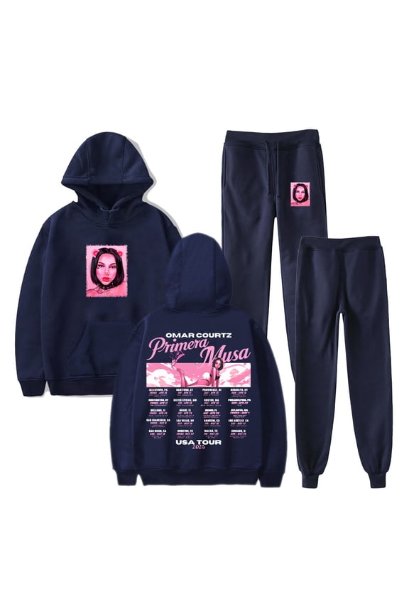 Primera Musa Tour Hoodie Jogger Pants Two Piece Sets Sweatshirts+Sweatpants Men Women's Set