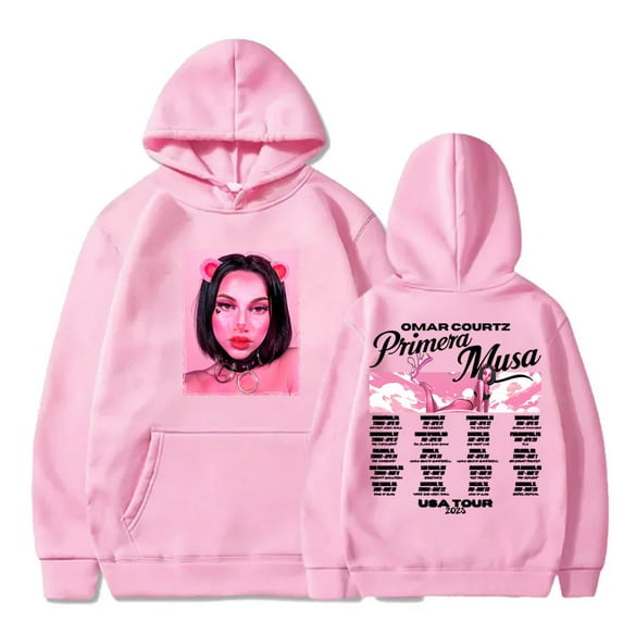 Omar Courtz Primera Musa Tour Merch Pullover Hoodies Cosplay Unisex Fashion Long Sleeve Sweatshirts