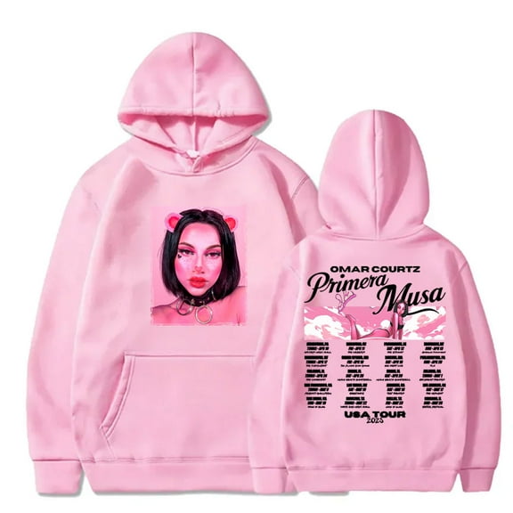 Omar Courtz Primera Musa Tour Merch Pullover Hoodies Cosplay Unisex Fashion Long Sleeve Sweatshirts
