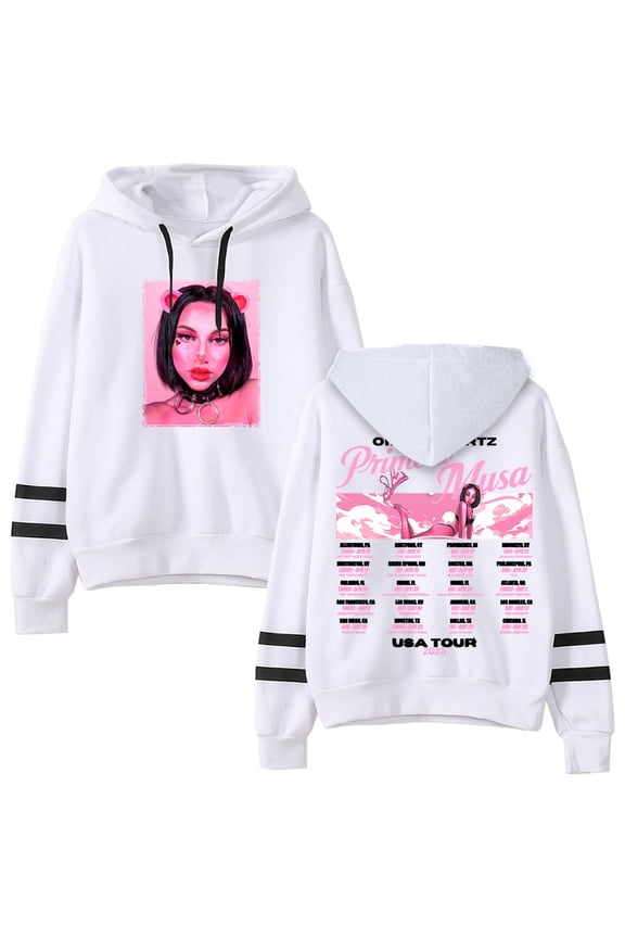 Omar Courtz Primera Musa Tour Pullovers Pocketless Parallel Bars Sleeve Streetwear