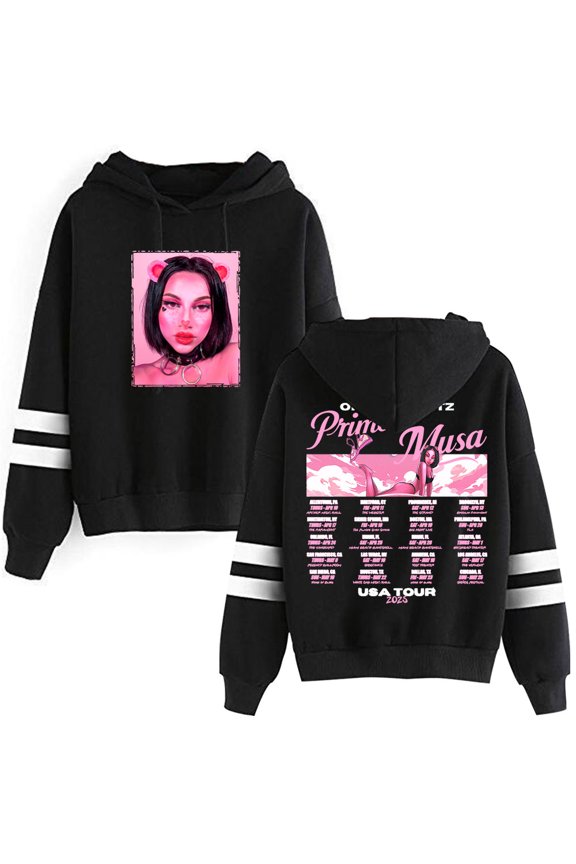 Omar Courtz Primera Musa Tour Pullovers Pocketless Parallel Bars Sleeve Streetwear