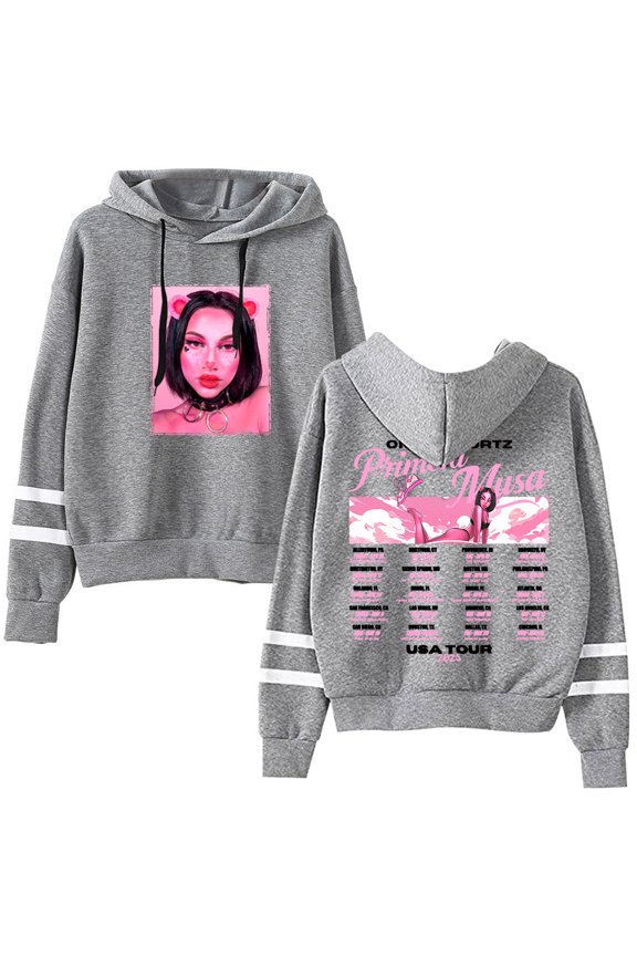 Omar Courtz Primera Musa Tour Pullovers Pocketless Parallel Bars Sleeve Streetwear