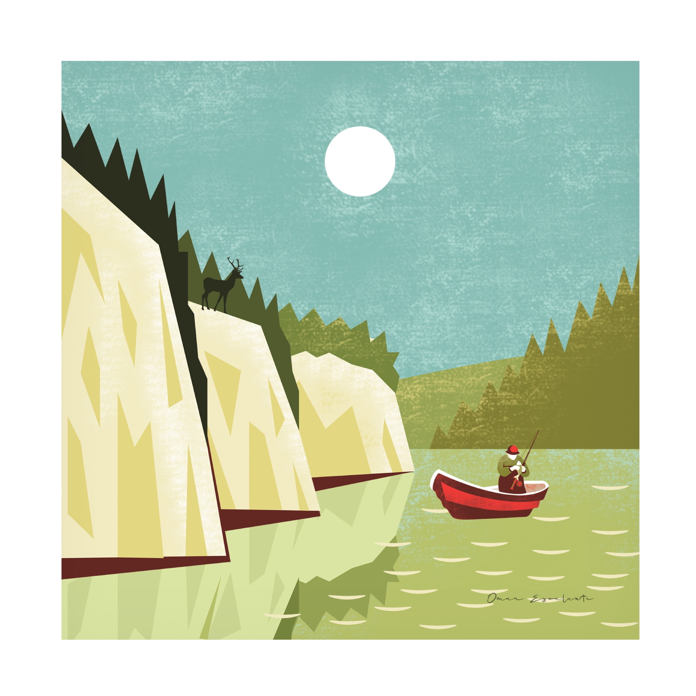Omar Escalante 'Great Outdoors V' Canvas Art