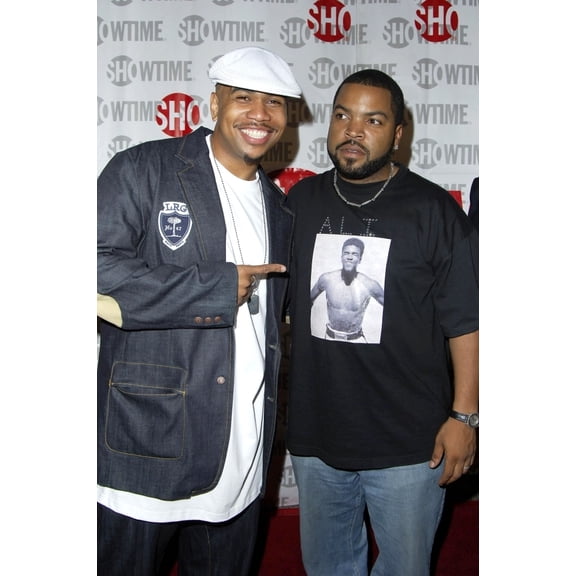 Omar Gooding, Ice Cube At Arrivals For Showtime Premieres Of Weeds And Barbershop, Paramount Studios, Los Angeles, Ca, July 26, 2005. Photo By Michael GermanaEverett Collection Celebrity