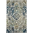 thumbnail image 1 of Omari Ombre Medallion Rug, Teal Blue/Green/Gold 4ft - 3in x 6ft - 3in Accent Rug, 1 of 7