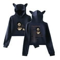 thumbnail image 1 of Omarion Cat ear hoodie with popular pattern casual women's short hoodie sportswear, 1 of 2