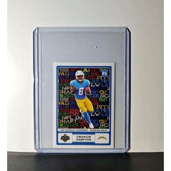 Omarion Hampton Rookie 2025 Panini NFL #557 Draft Sticker