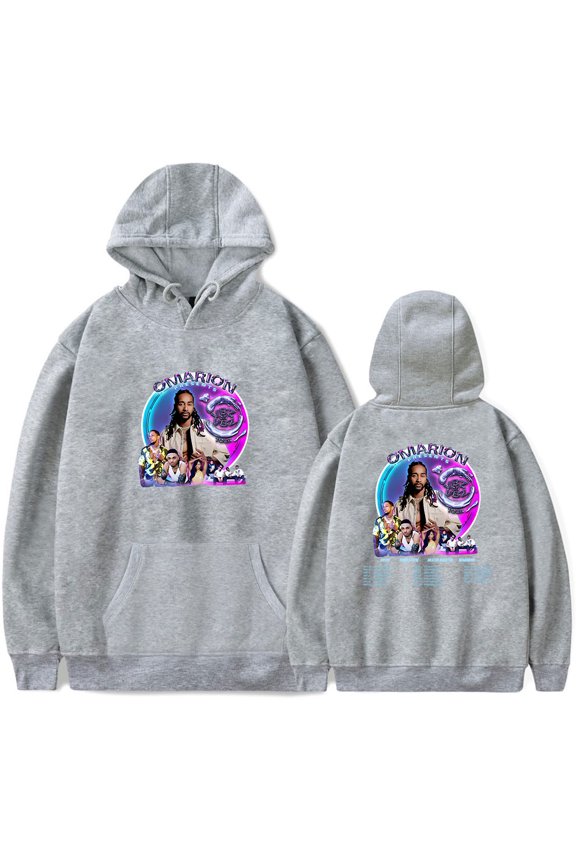 Omarion Merch Hoodies Classic Sweatshirts Men's And Women's Hip Hop Casual Clothing Streetwear