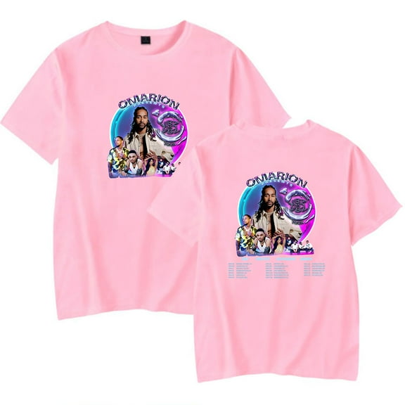 Omarion Merch T-shirt Summer Popular Short-sleeved Men And Women Round Neck Hip-hop Street Wear
