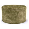 thumbnail image 1 of Omax Decor MADDOX 24" Round Ottoman Pouf Footstool in Green Velvet, 1 of 3