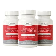 Omax HydroCurc Turmeric Curcumin for Joint Health, Highly Bioavailable - 3 Pack