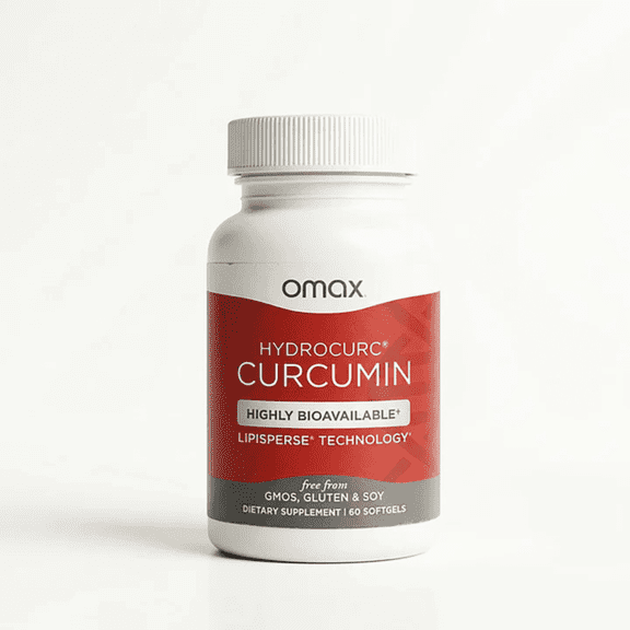 Omax HydroCurc Turmeric Curcumin Supplement, Immune Support, 150mg HydroCurc, 60 Softgels