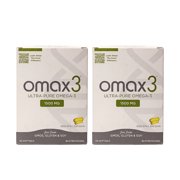 Omax Ultra-Pure Omega-3 Fish Oil Concentrate Brain & Memory Support Gluten-Free - 2 Pack