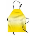 thumbnail image 1 of Ombre Apron Positive Summer Vivid Season Beach Heat Sun Summer Inspired Modern Digital Design Print, Unisex Kitchen Bib Apron with Adjustable Neck for Cooking Baking Gardening, Yellow, by Ambesonne, 1 of 3