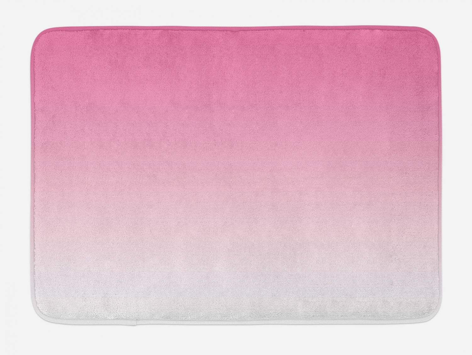 Pale Pink Ombre Memory Foam Bath Rug