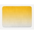 thumbnail image 1 of Ombre Bath Mat, Summer Love on the Beach Theme Inspired for Yellow Lovers Modern Ombre Art Design, Non-Slip Plush Mat Bathroom Kitchen Laundry Room Decor, 29.5 X 17.5 Inches, Pale Yellow, Ambesonne, 1 of 2