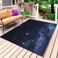 thumbnail image 1 of Ombre Blue Outdoor Rug 5x8 Ft, Non Slip Washable Area Rug, Modern Abstract Sky Landscape Patio Rugs Carpet Runner, Large Floor Mat for Indoor/Outdoor Deck Porch Camping, 1 of 8