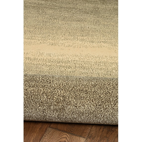 Ombre Brown 5x7.6 Modern Area Rug Machine Made Color Transition Design