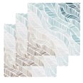 thumbnail image 1 of Ombre Brown Blue Kitchen Dish Towels for Drying Dishes Set of 3, Summer Coastal Ocean Sea Beach Wave Waffle Weave Microfiber Hand Tea Bathroom Towels Quick Dry & Absorbent Towel 12x12, 1 of 7