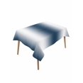 thumbnail image 1 of Ombre Dark Blue Table Cloth, Gradient White Abstract Minimalist Stripe Waterproof Tablecloth for Rectangle Tables, Reusable Washable Fabric Table Cover for Restaurant Kitchen Dining Tables 52"x70", 1 of 6