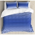 thumbnail image 1 of Ombre Duvet Cover Set Queen Size, Birght Clear Skies on a Summer Season Day Inspired Themed Sky Blue Colored Modern Artprint, Decorative 3 Piece Bedding Set with 2 Pillow Shams, Blue, by Ambesonne, 1 of 8