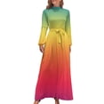 thumbnail image 1 of Ombre Fade Long Dress dress korean style fairy dress Dresses for wedding party, 1 of 4