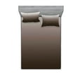 thumbnail image 1 of Ombre Fitted Sheet & Pillow Sham Set, Chocolate and Cream Inspired Digital Colors Ombre Design Modern Abstract Vision, Decorative Printed 6 Piece Bedding Decor Set, King, Brown and White, by Ambesonne, 1 of 3