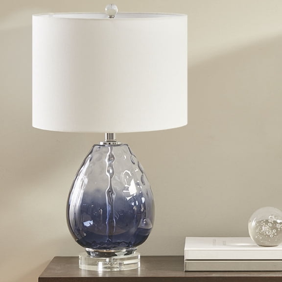 Ombre Glass Table Lamp - Stunning Gradient Shade for Living Room